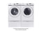 Samsung DVG45T6000W Front Load Dryers White – Angle View