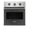 Viking VSOE527DG Single Wall Ovens Damascus Gray Front View