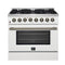 FORNO FFSGS615636WHT Freestanding Ranges 0 Front View