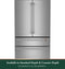 CAFE CGE29DP2TS1 French Door Refrigerators Stainless Steel – Detail Close-up