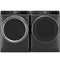 GE Appliances PFD95ESPWDS Front Load Dryers Carbon Graphite – Angle View