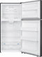 FRIGIDAIRE FFHT1814YB Top Freezer Refrigerators Black – Studio Shot