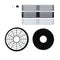 ZEPHYR 0AK1121001 Range Hood Accessories Black Front View