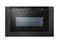 XO Appliance XOMWD24BS Built-In Microwaves Black Stainless & Glass Front View