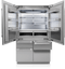 Thermador T48BT120NS French Door Refrigerators Stainless Steel – Side Profile
