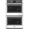 GE Appliances JTD3000DNWW Double Wall Ovens White – Studio Shot