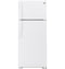 GE Appliances GTS18HGNRWW Top Freezer Refrigerators White Front View