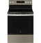 GE Appliances GRF500PVES Freestanding Ranges Fingerprint Resistant Slate Front View