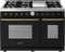 Superiore RD482GCNB Professional Ranges Black Matte, Bronze Front View