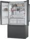 Bosch B36CT80SNB French Door Refrigerators Black Stainless Steel – Detail Close-up