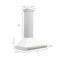 ZLINE KB4STZWM36CB Ducted Mount Hoods Champagne Bronze Accents – Lifestyle Photo
