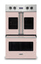 Viking VDOF7301BH Double Wall Ovens Blush Front View