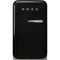 Smeg FAB5ULBL3 Compact Refrigerators Glossy Black Front View