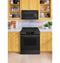 GE Appliances GRS600AVDS Freestanding Ranges Fingerprint Resistant Black Slate – Lifestyle Photo