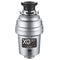 XO Appliance XOD1HP Garbage Disposals Silver Front View