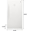 GE Appliances FUF17DLRWW Upright Freezers White – Studio Shot