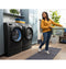 GE Appliances GFR0728PTDS Laundry Pedestals Carbon Graphite – Lifestyle Photo