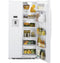 GE Appliances GZS22DGJWW Side By Side Refrigerators White – Catalog Photo