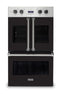 Viking VDOF7301ON Double Wall Ovens Onyx Front View