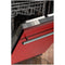 ZLINE DWRMH18 Built-In Dishwashers Red Matte – Lifestyle Photo