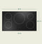 CAFE CHP90361TBB Electric Cooktops Black – Catalog Photo