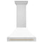 ZLINE 8654STZWM36G Ducted Mount Hoods Gold – Official Product Photo
