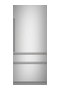 CAFE CIC36RP2VS1 Bottom Freezer Refrigerators Stainless Steel – Side Profile