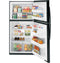 GE Appliances GTE21GTHBB Top Freezer Refrigerators Black – Catalog Photo