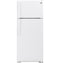 GE Appliances GTE18GTNRWW Top Freezer Refrigerators White Front View