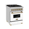 ZLINE RASZWM24CB Professional Ranges Champagne Bronze Front View