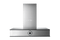Superiore HN301ANS Professional Hoods Black Glass, Stainless Steel Front View
