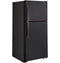 GE Appliances GTS22KMNRDS Top Freezer Refrigerators Fingerprint Resistant Black Slate – Official Product Photo