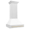 ZLINE 8654SNZWM30G Ducted Mount Hoods Gold Front View