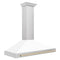 ZLINE KB4STZWM48G Ducted Mount Hoods Gold Accents Front View