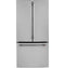 CAFE CWE19SP2NS1 French Door Refrigerators Stainless Steel Front View