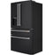 CAFE CXE22DP3PD1 French Door Refrigerators Matte Black – Studio Shot