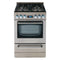 Avanti DGR24P3S Freestanding Ranges Stainless Steel Front View
