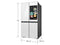 Samsung RF29DB990012 French Door Refrigerators White Glass – Official Product Photo