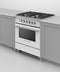 Fisher & Paykel OR30SCG4W1 Freestanding Ranges White – Lifestyle Photo