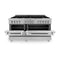 ZLINE RASSNBR60 Professional Ranges Durasnow Stainless Steel With Brass Burners – Detail Close-up