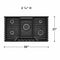 Frigidaire GCCG3648AB Gas Cooktops Black – Appliance Image