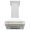 ZLINE 8654SNZWM30G Ducted Mount Hoods Gold – Appliance Image