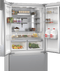 Bosch B36CT81ENS French Door Refrigerators Stainless Steel – Interior Drum