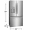 Frigidaire GRFC2353AF French Door Refrigerators Stainless Steel – Appliance Image