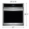 Frigidaire GCWS2767AF Single Wall Ovens Stainless Steel – Appliance Image