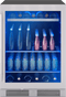 Zephyr PRB24C01CG Wine Fridges Stainless Steel + Glass Front View