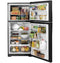 GE Appliances GTE19DTNRBB Top Freezer Refrigerators Black – Catalog Photo
