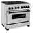 ZLINE RAZ36MB Professional Ranges Matte Black – Appliance Image