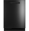 GE Appliances PDP755SBVTS Built-In Dishwashers Fingerprint Resistant Black Stainless Front View