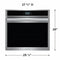 Frigidaire GCWS3067AF Single Wall Ovens Stainless Steel – Appliance Image